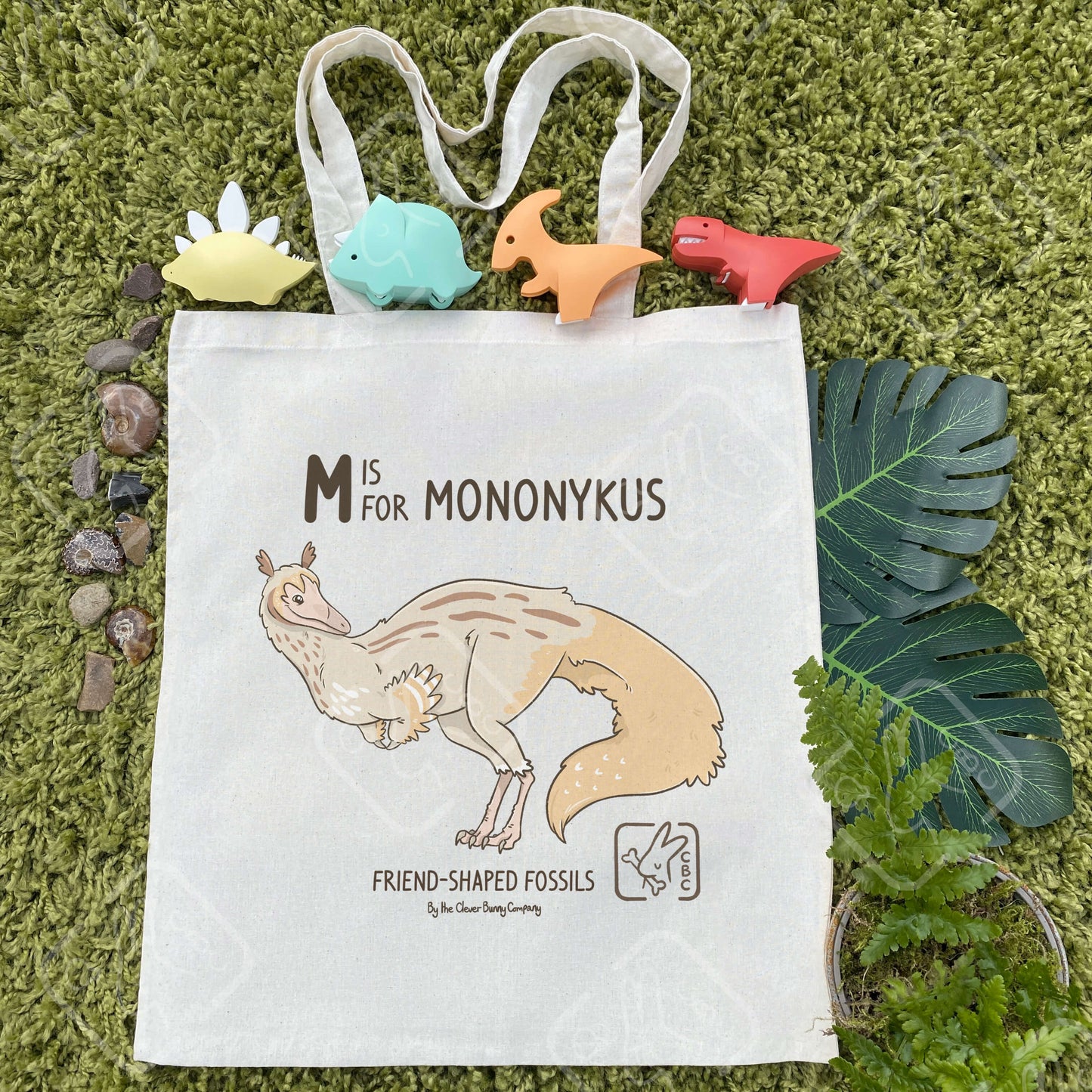 Dinosaur Tote Bags A-M!