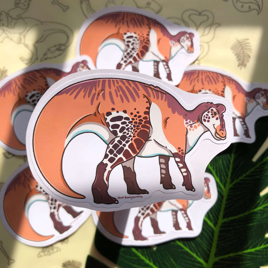 Loggerhead Turtle Edmontosaurus Sticker