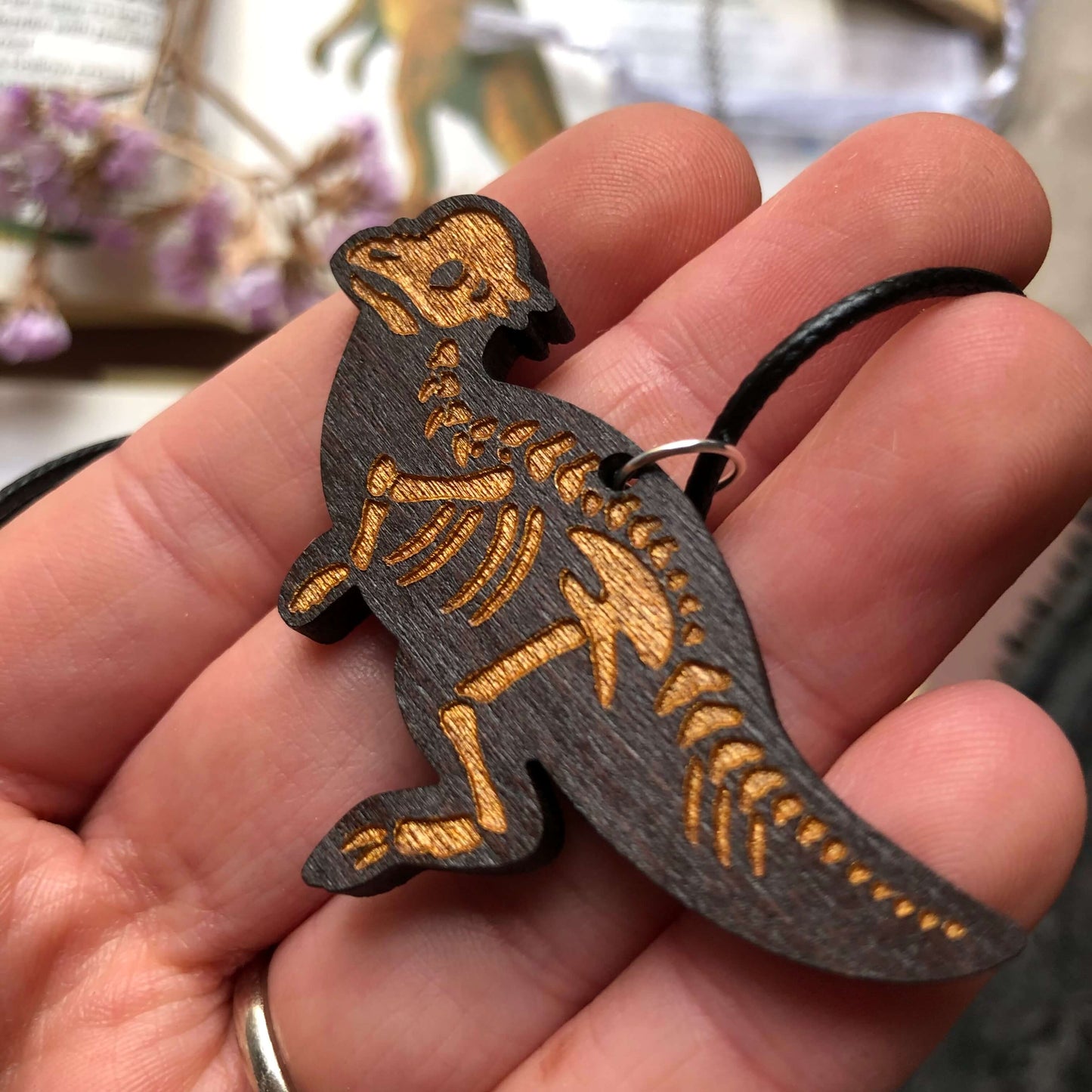 Pachycephalosaurus Skeleton Necklace