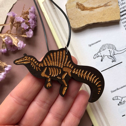 Spinosaurus Skeleton Necklace