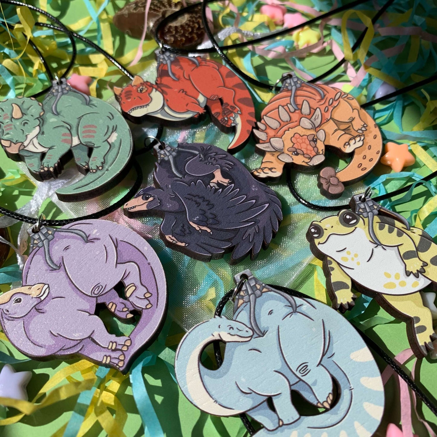 Ancient Arcade: Prehistoric Wooden Necklaces Series 2!