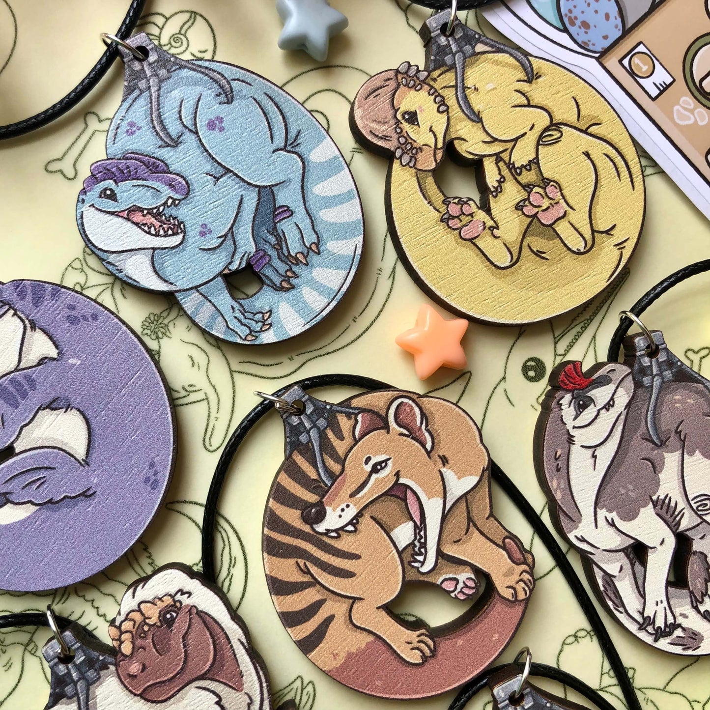 Ancient Arcade: Prehistoric Wooden Necklaces Series 3!