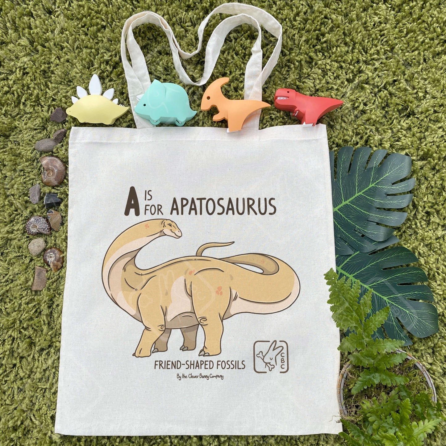 Dinosaur Tote Bags A-M!