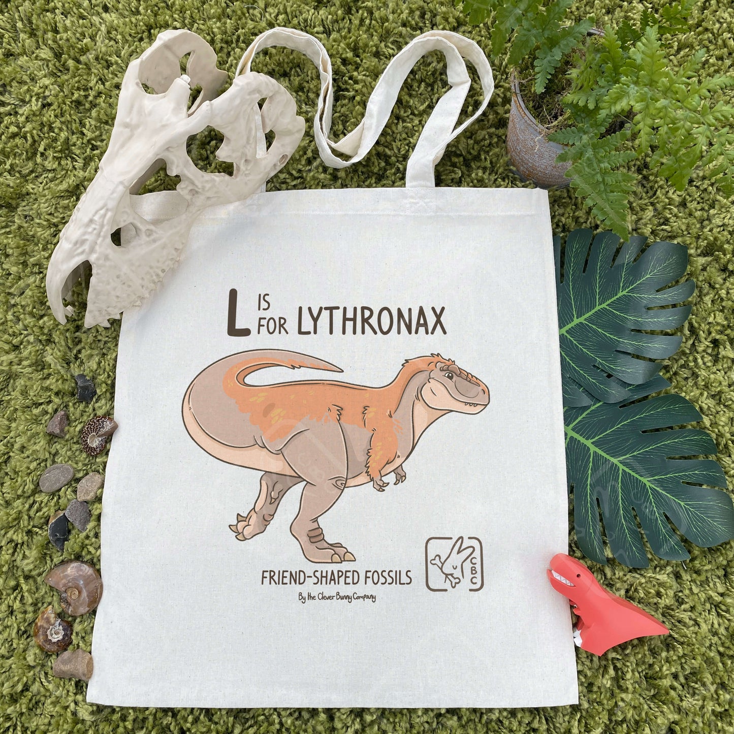 Dinosaur Tote Bags A-M!