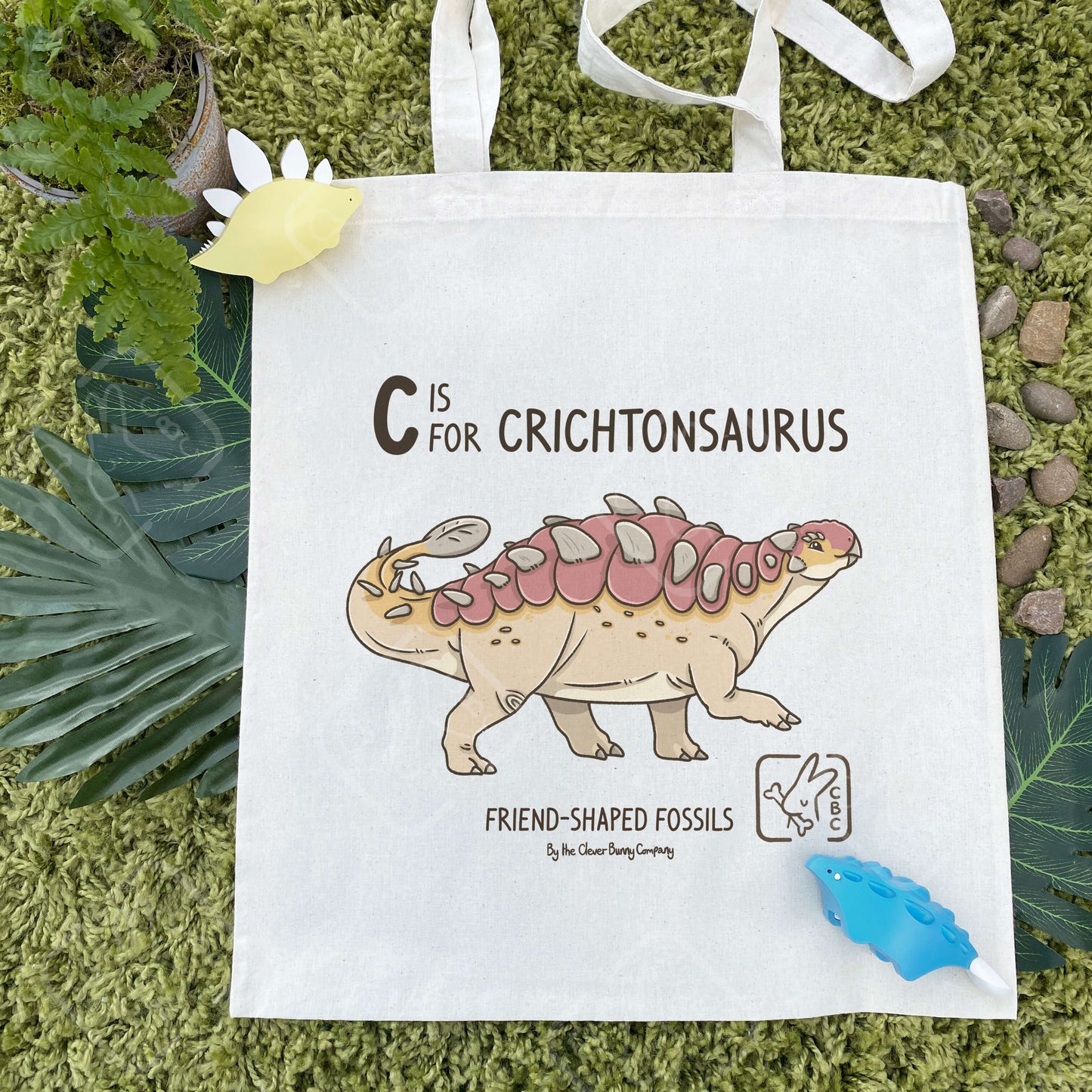 Dinosaur Tote Bags A-M!