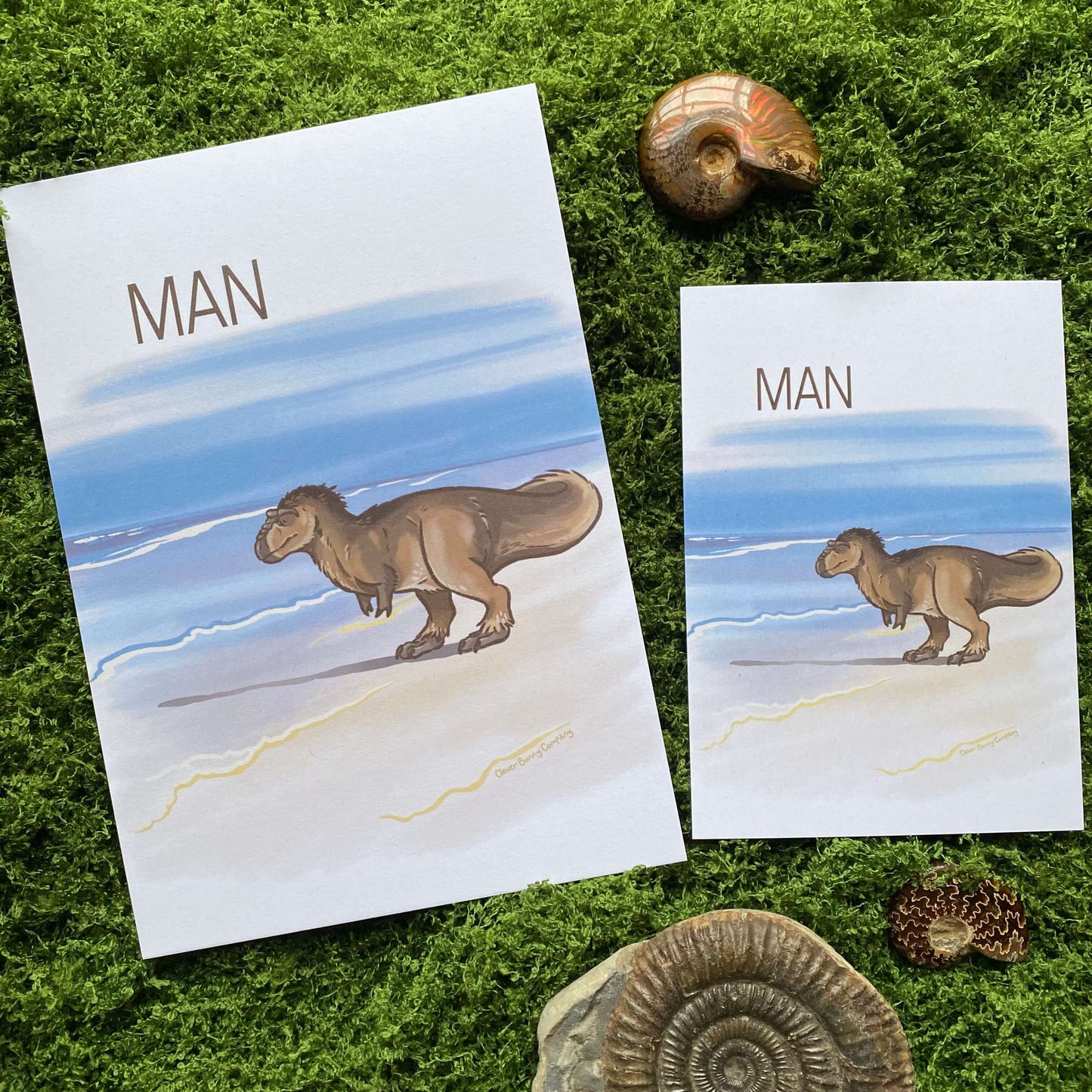Nanuqsaurus Man Meme Art Print