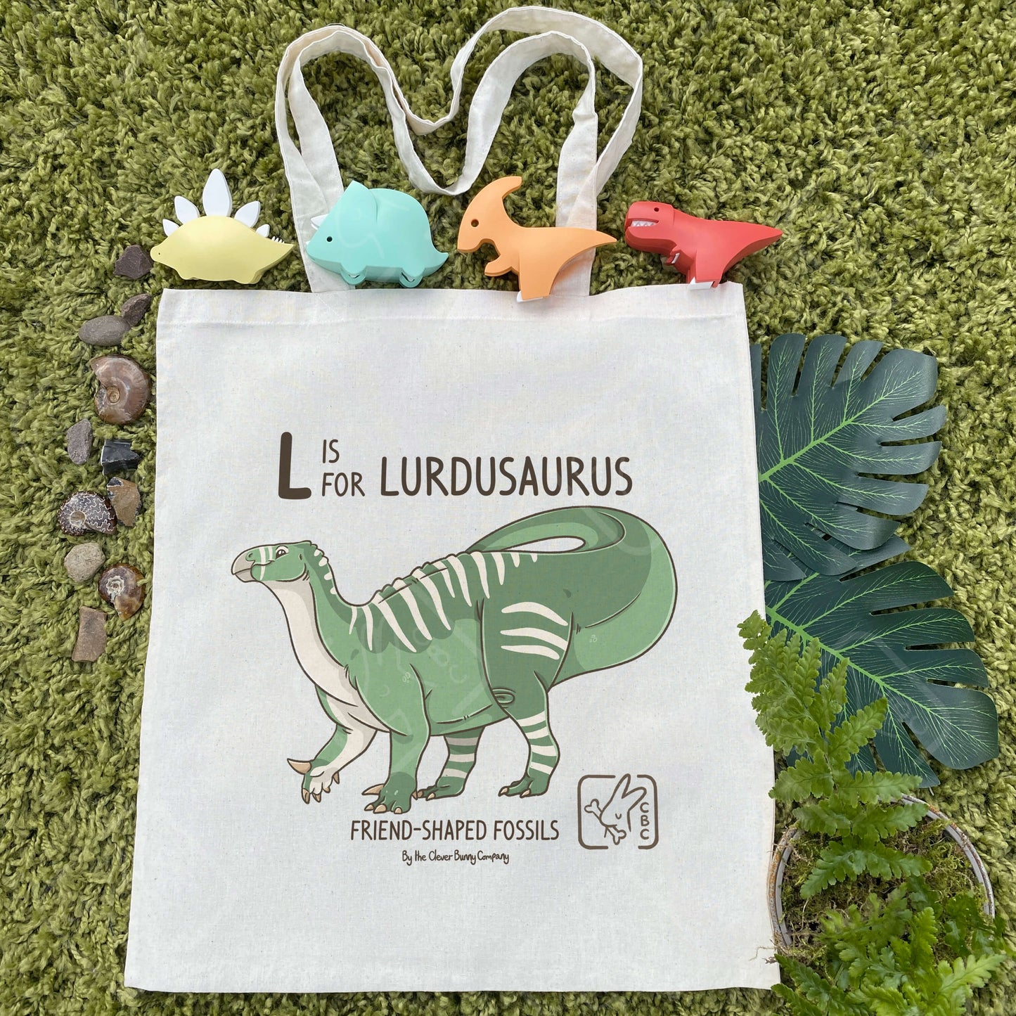Dinosaur Tote Bags A-M!