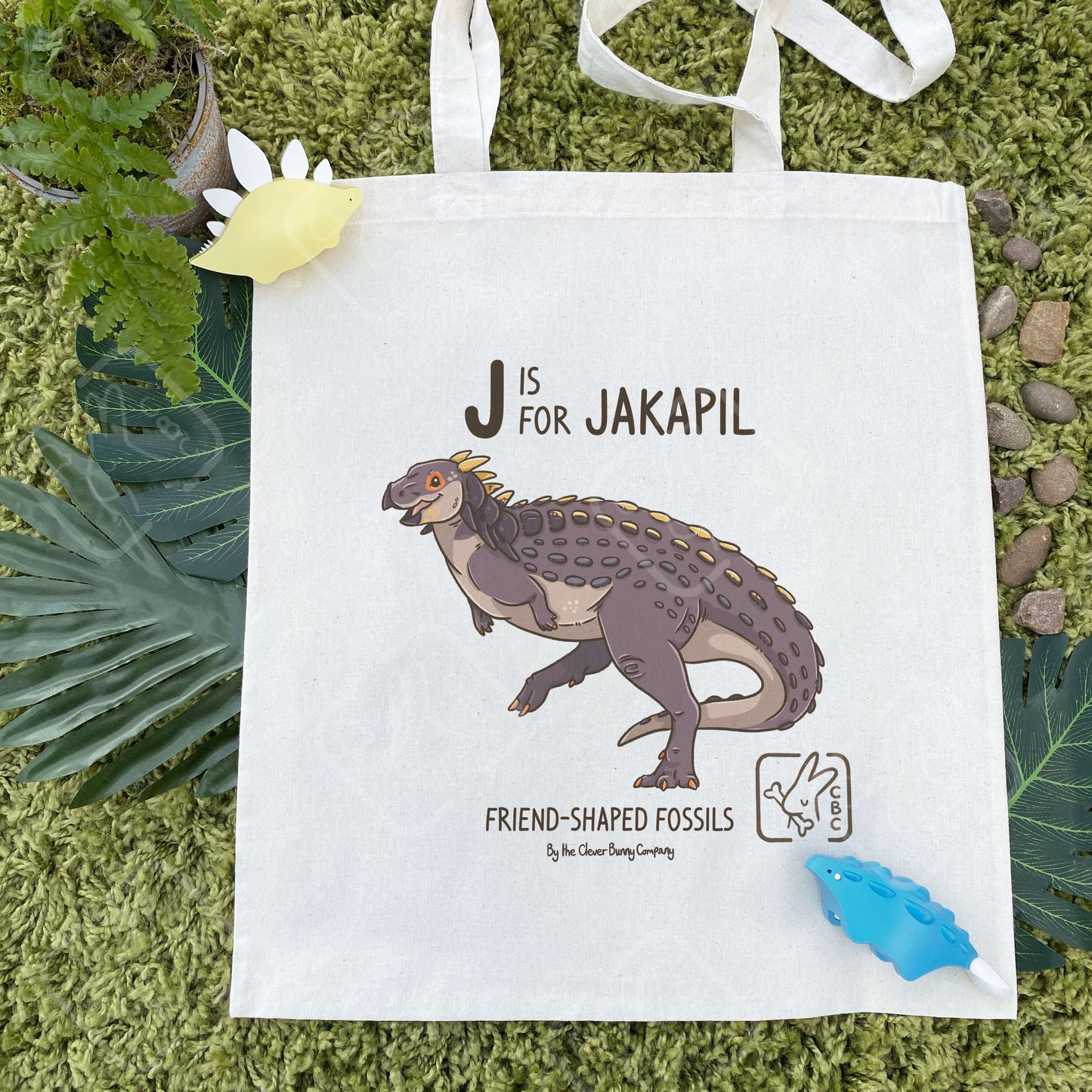 Dinosaur Tote Bags A-M!