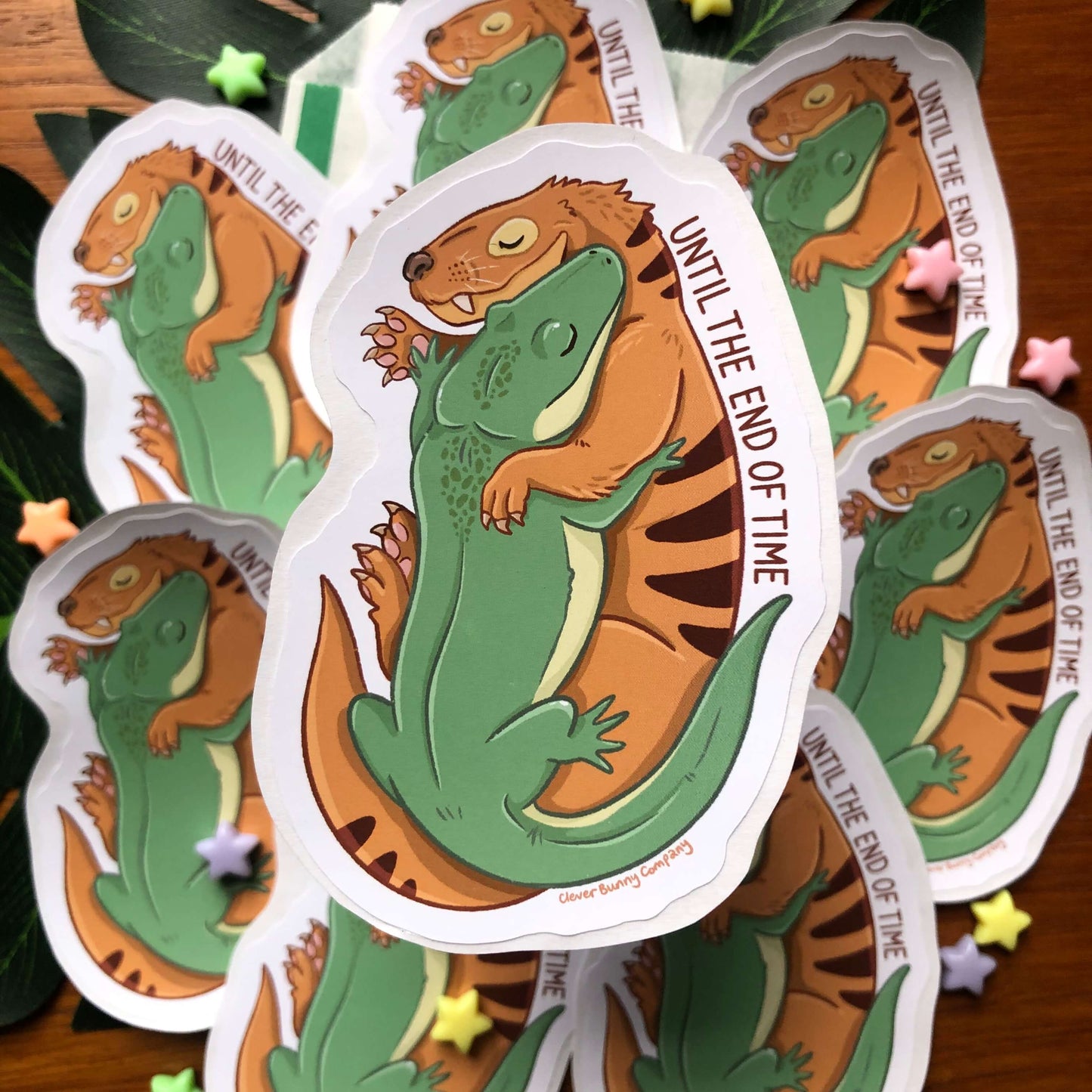 Triassic Cuddle Sticker