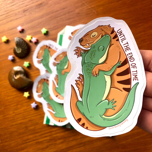 Triassic Cuddle Sticker