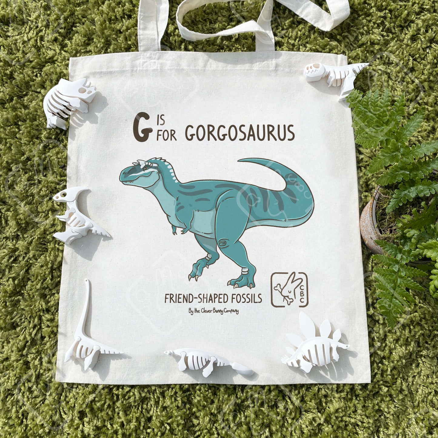 Dinosaur Tote Bags A-M!