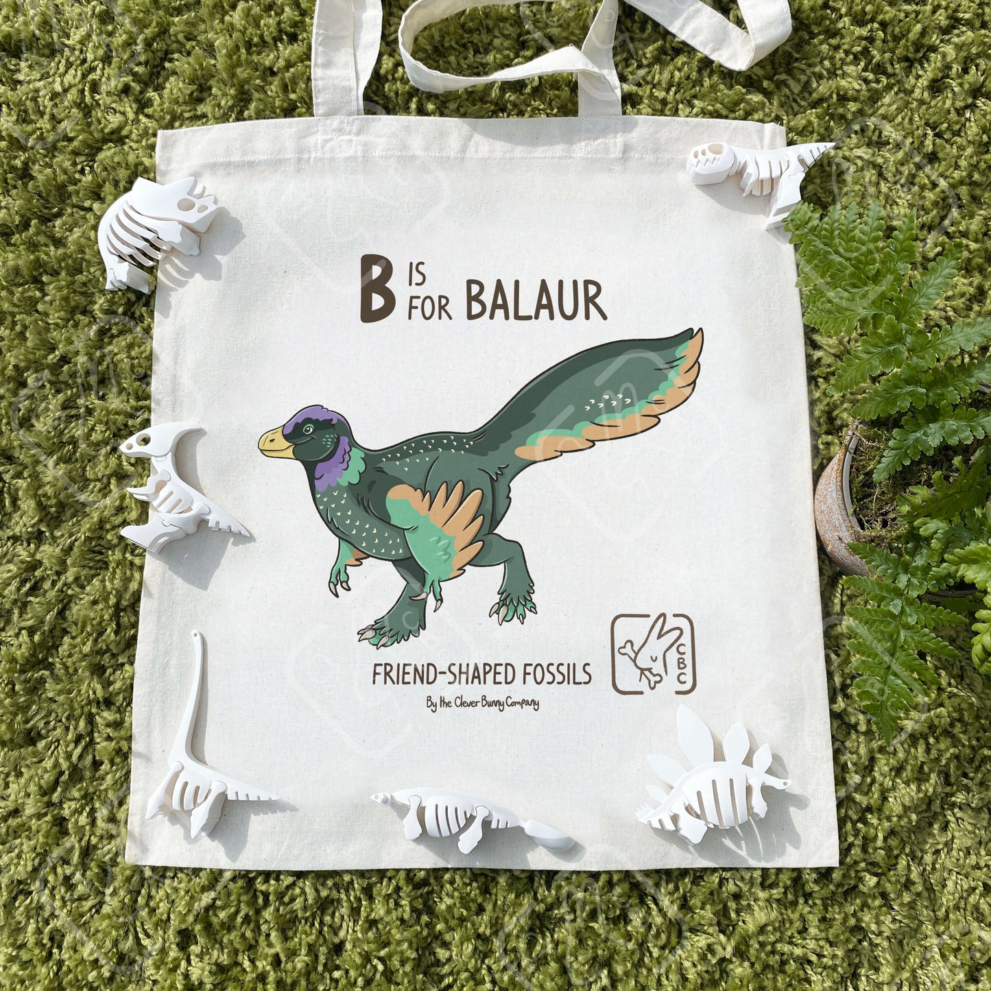 Dinosaur Tote Bags A-M!