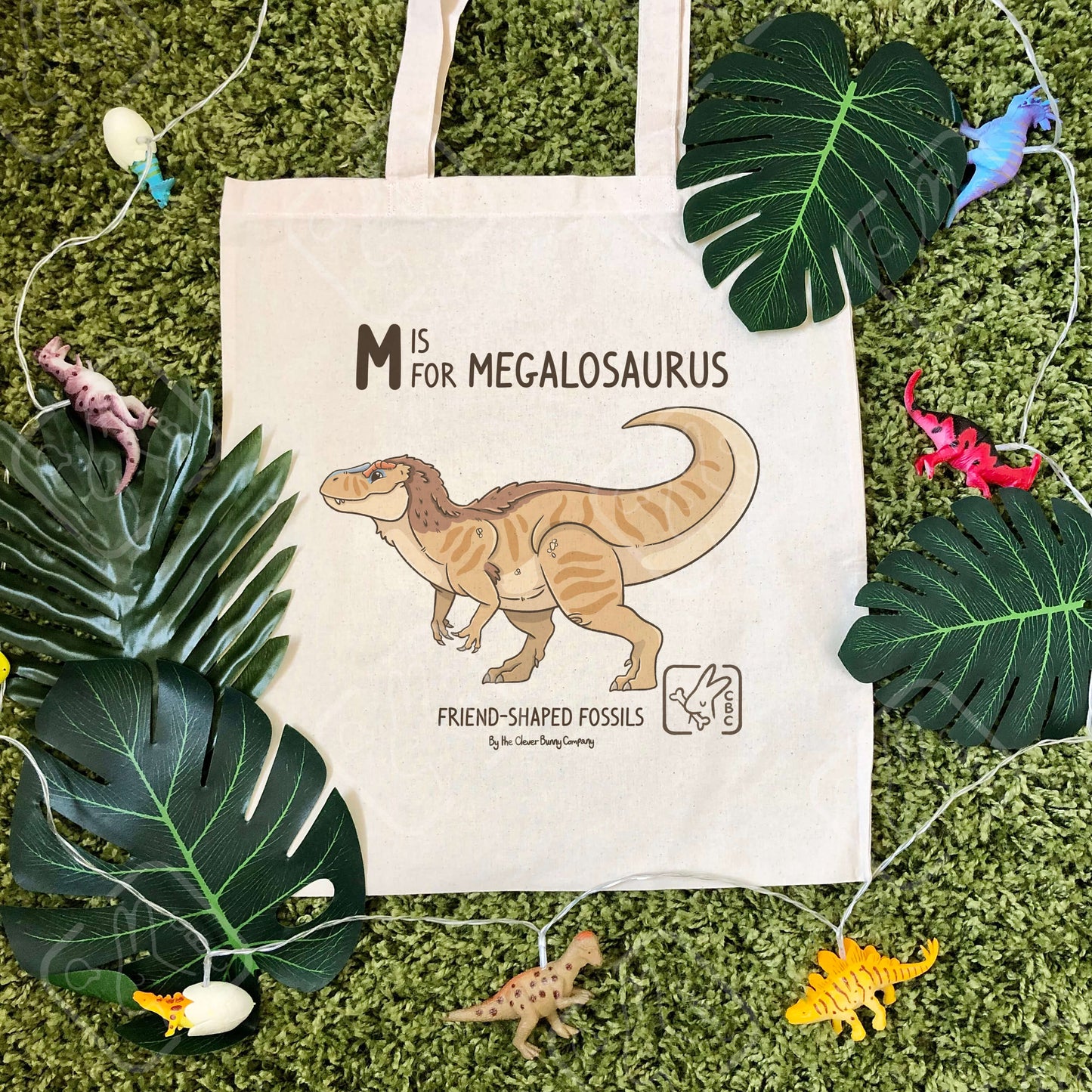 Dinosaur Tote Bags A-M!