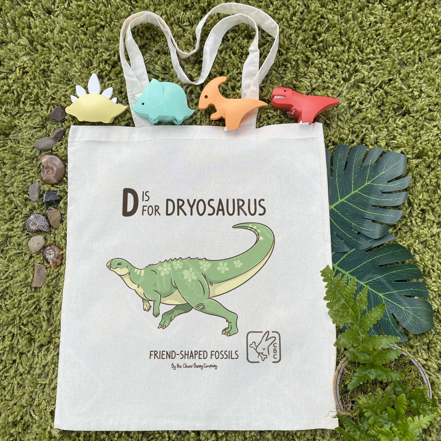 Dinosaur Tote Bags A-M!
