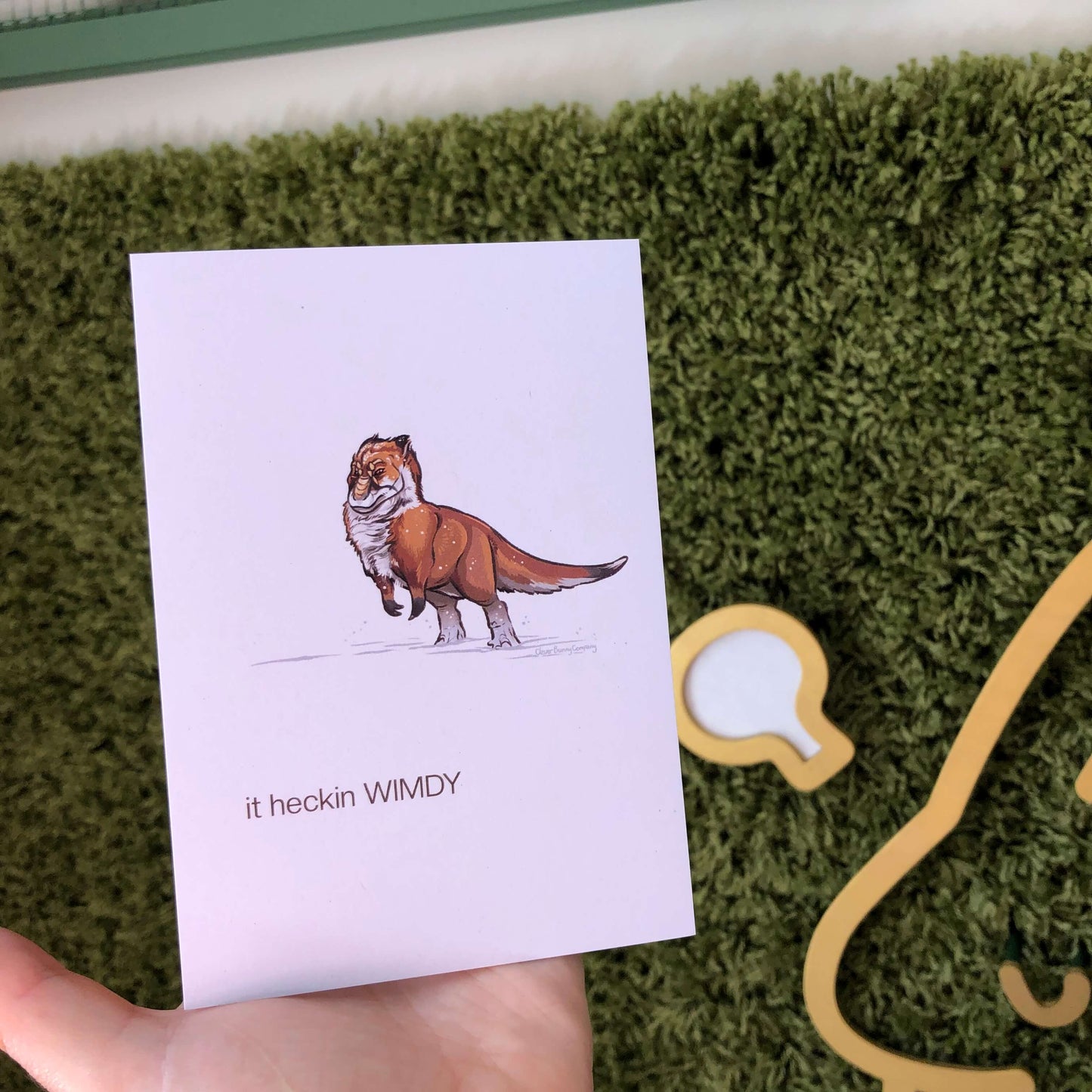 It heckin Wimdy Nanuqsaurus Meme Art Print