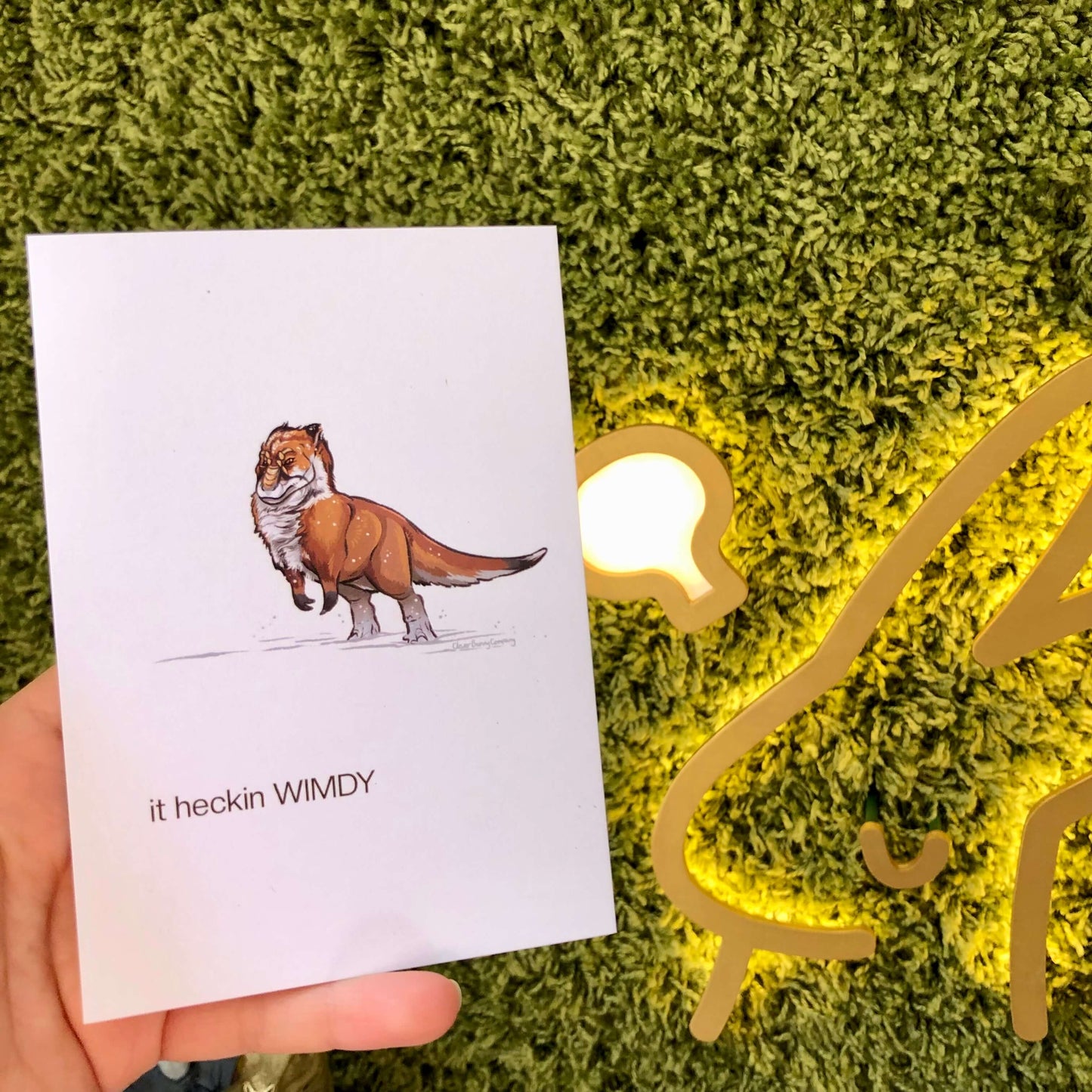 It heckin Wimdy Nanuqsaurus Meme Art Print