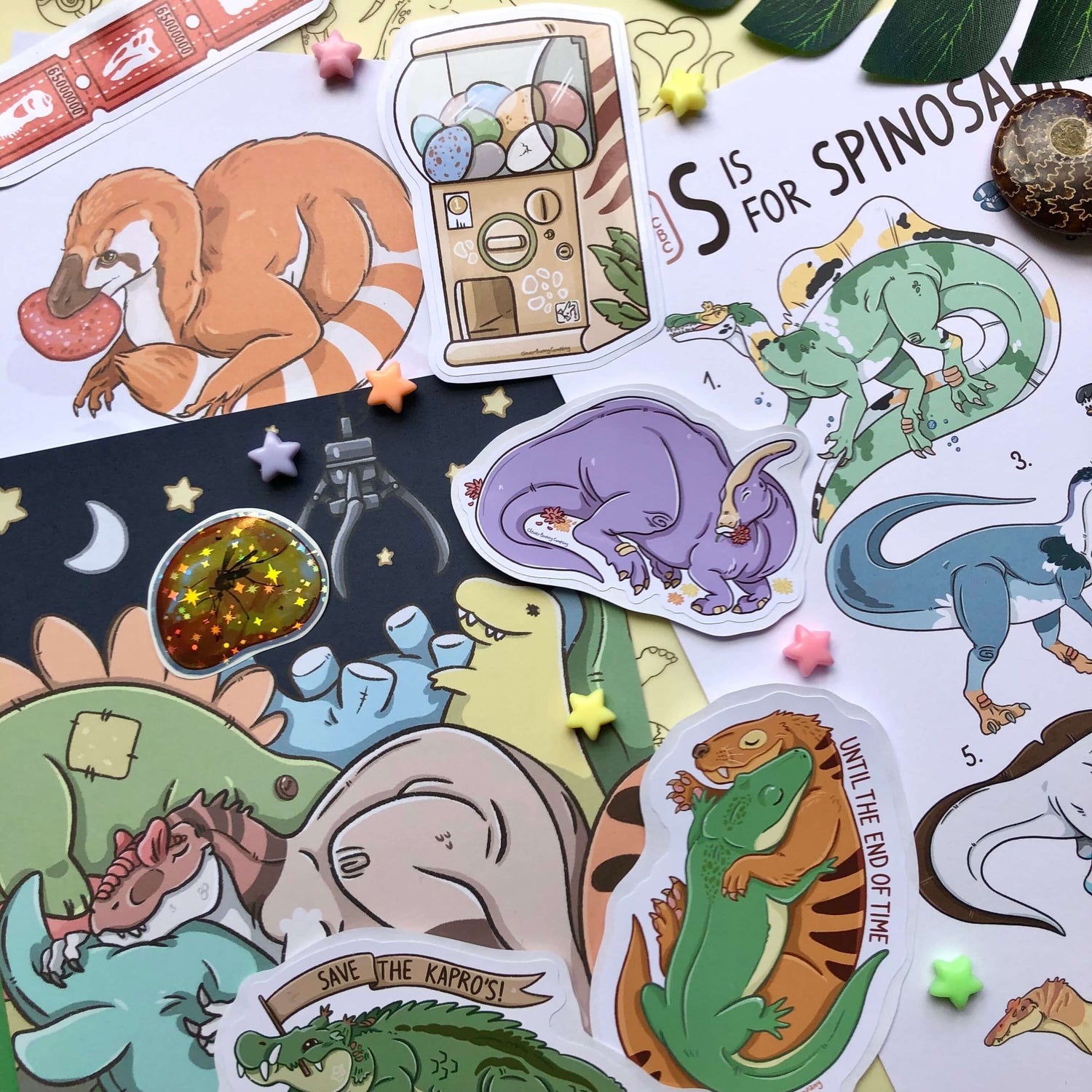 Art Prints & Stickers!