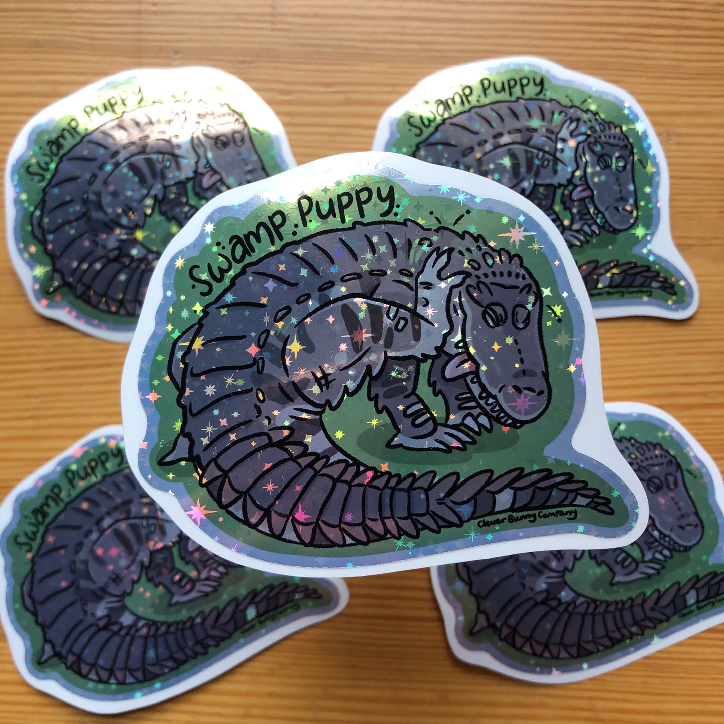 Swamp Puppy Holo Alligator Sticker