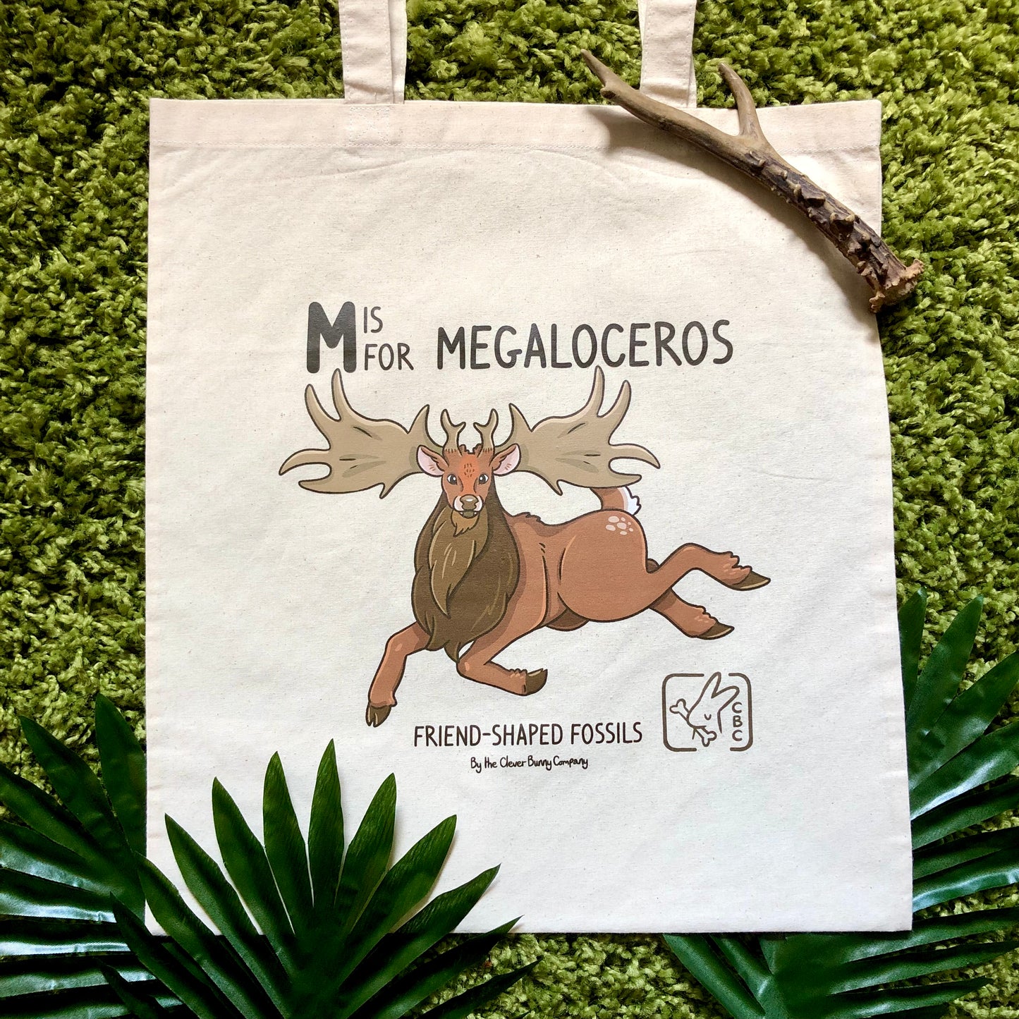 Megaloceros Cotton Tote Bag