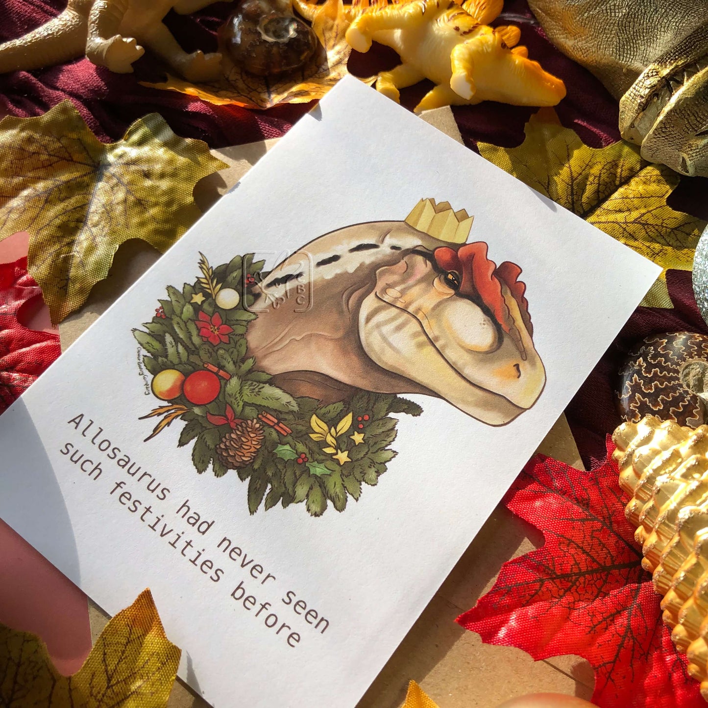 Prehistoric Christmas Card Preorders (for delivery Early Dec - UK)