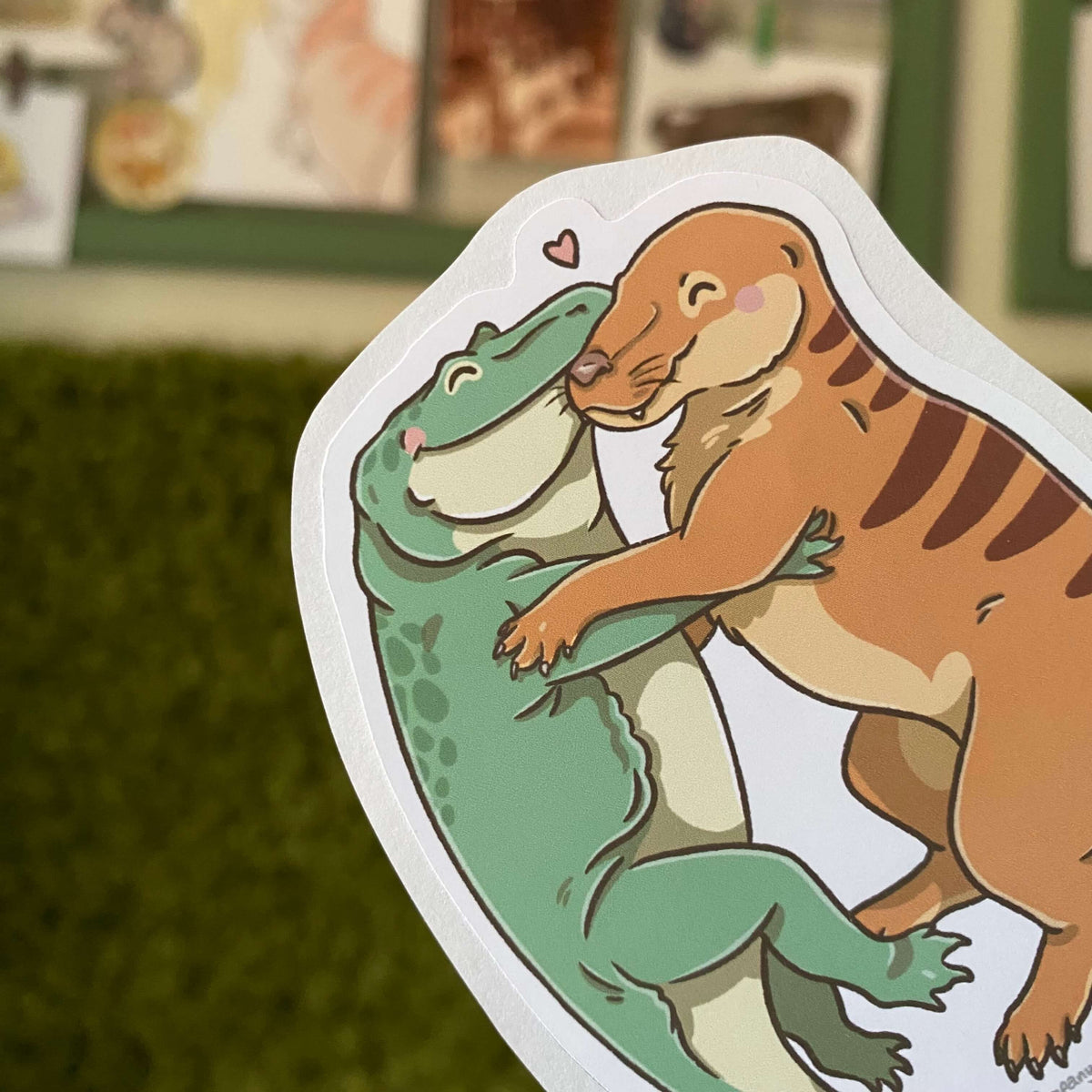 Triassic Cuddle Sticker