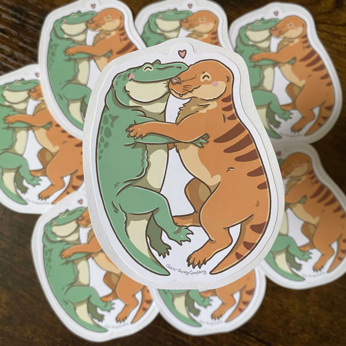 Triassic Cuddle Sticker