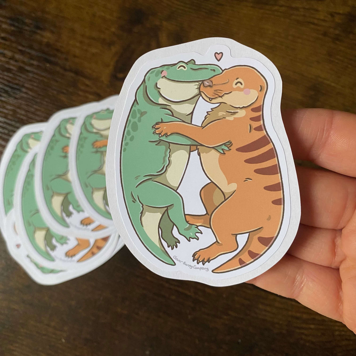 Triassic Cuddle Sticker
