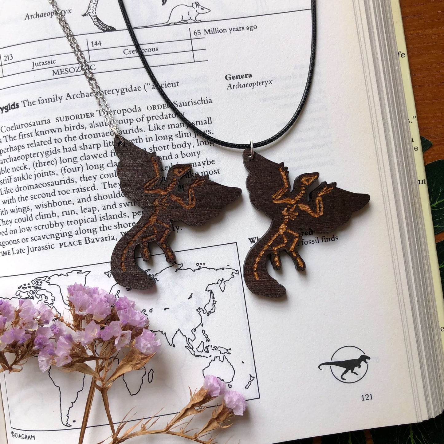Archaeopteryx Skeleton Necklace