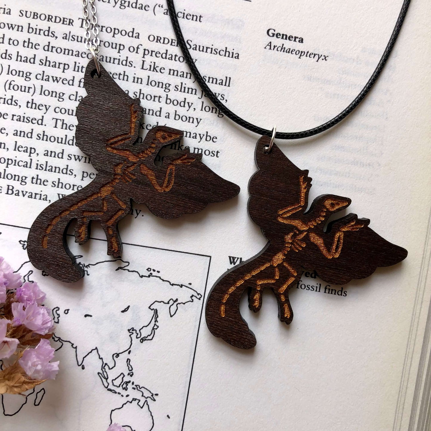 Archaeopteryx Skeleton Necklace