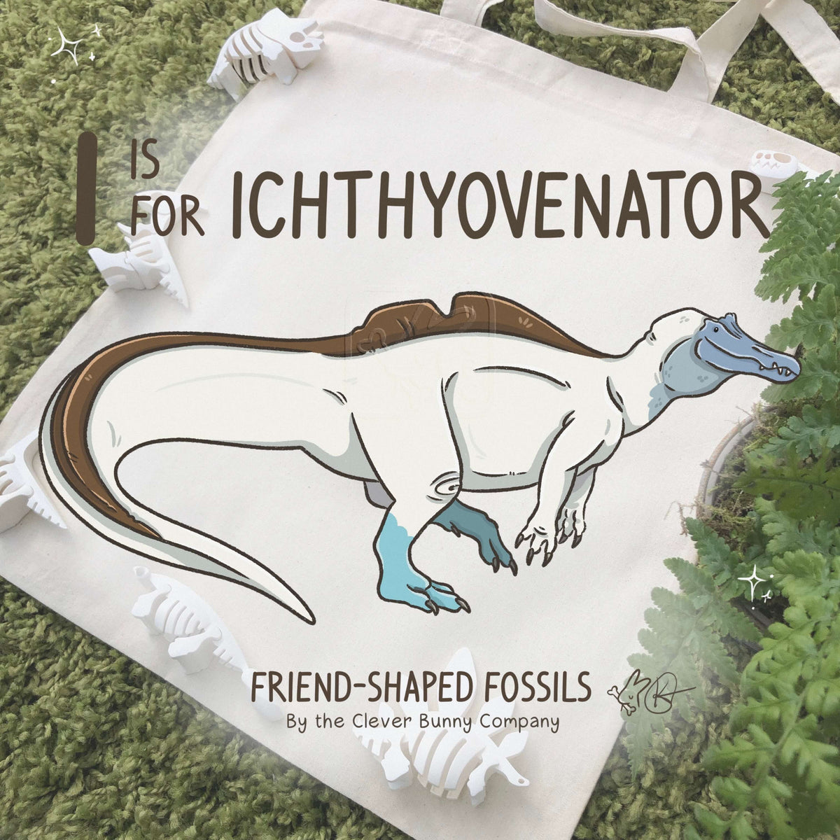 Dinosaur Tote Bags A-M!