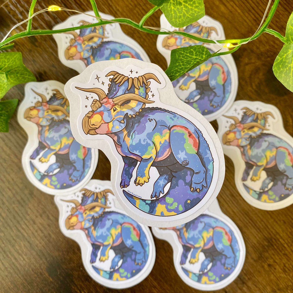 Cosmic Kosmoceratops Sticker