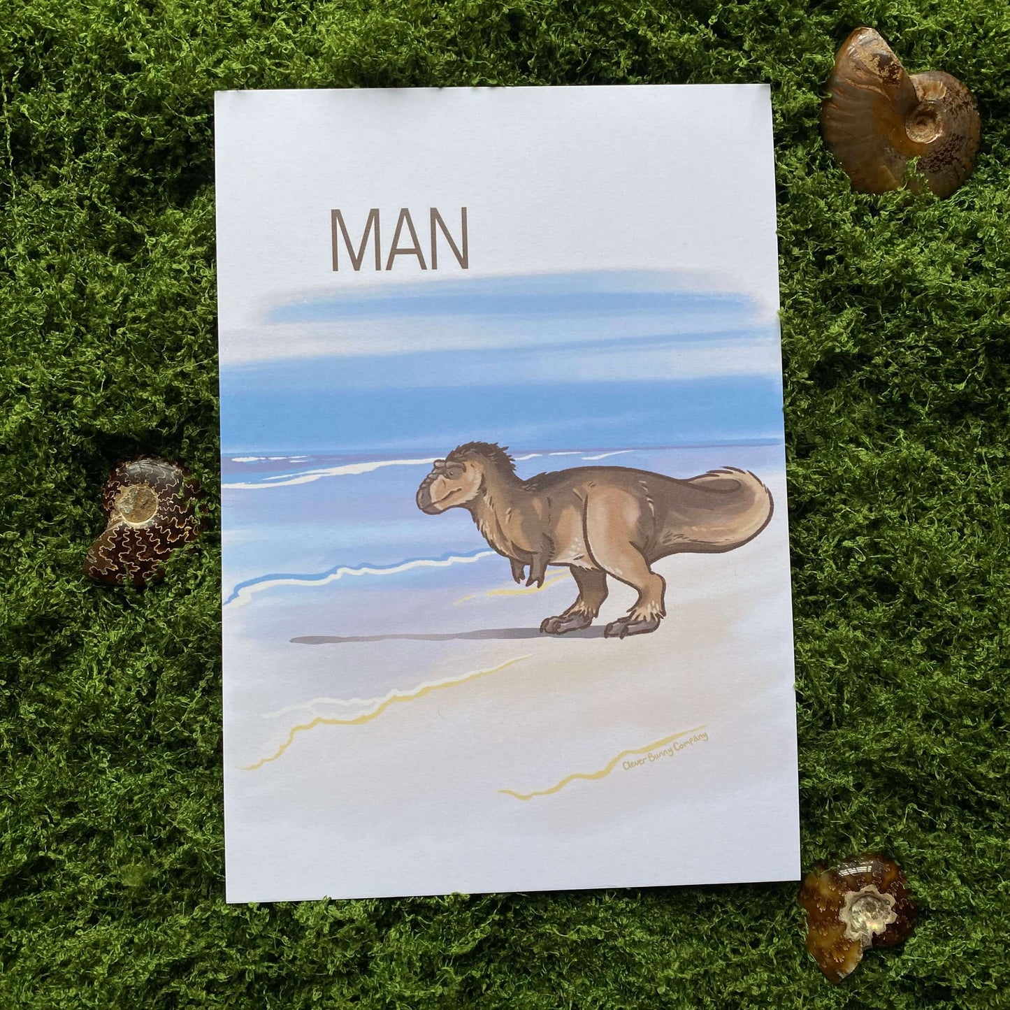 Nanuqsaurus Man Meme Art Print