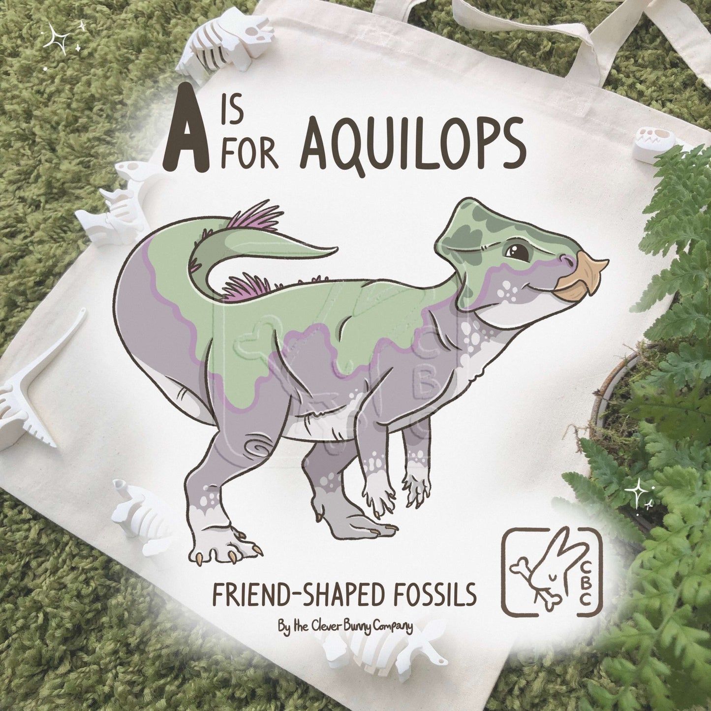 Dinosaur Tote Bags A-M!