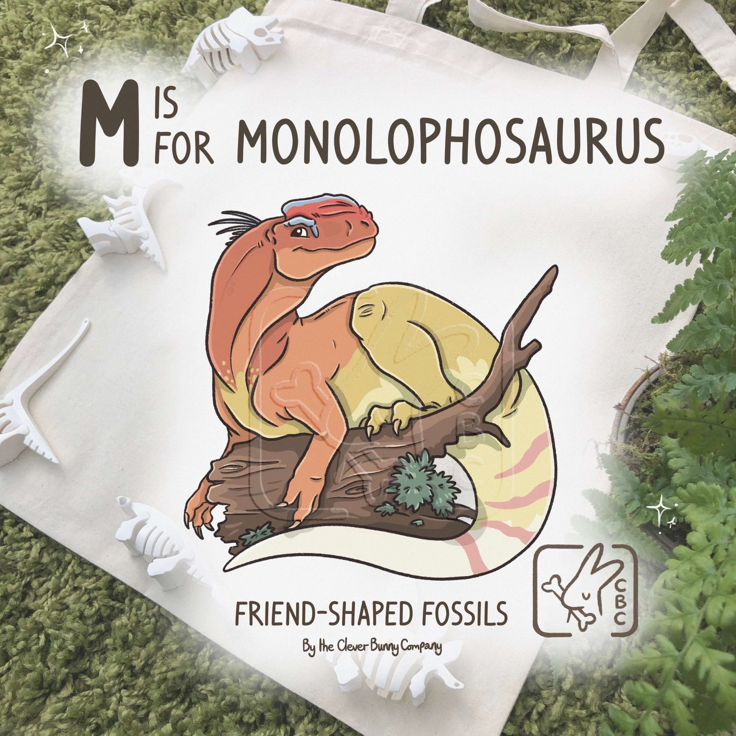 Dinosaur Tote Bags A-M!