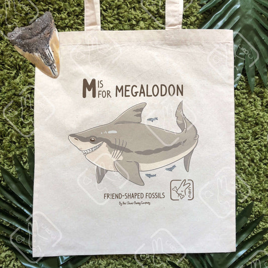 Megalodon Cotton Tote Bag