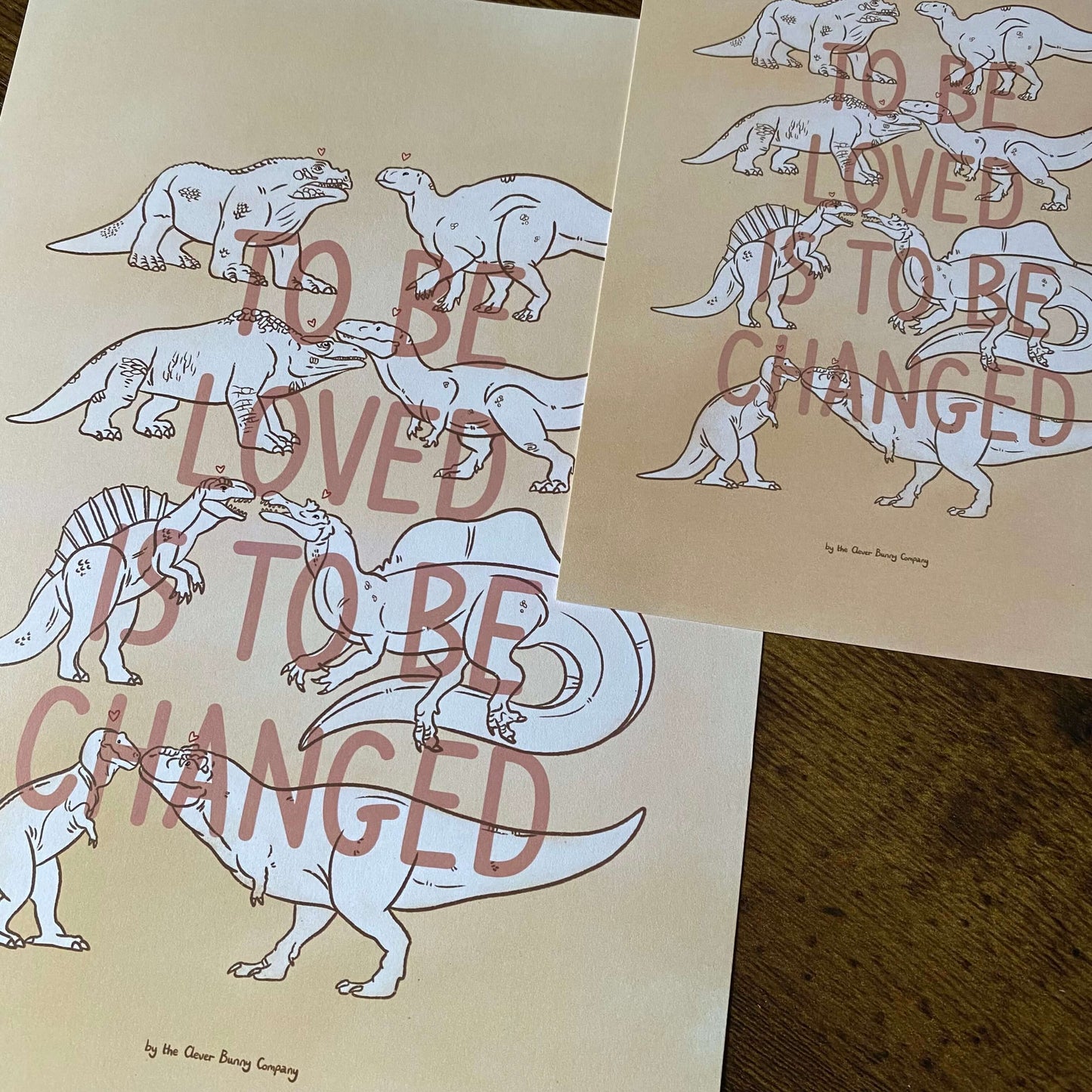 To Be Loved Dinosaur Discovery Illustration Print