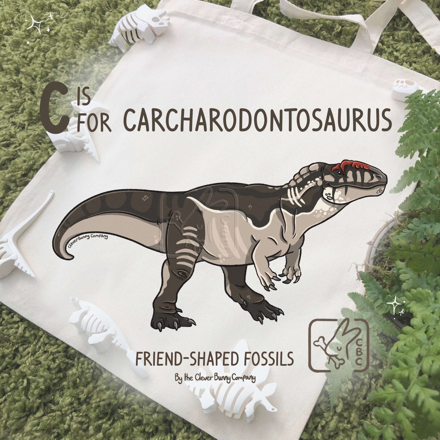 Dinosaur Tote Bags A-M!