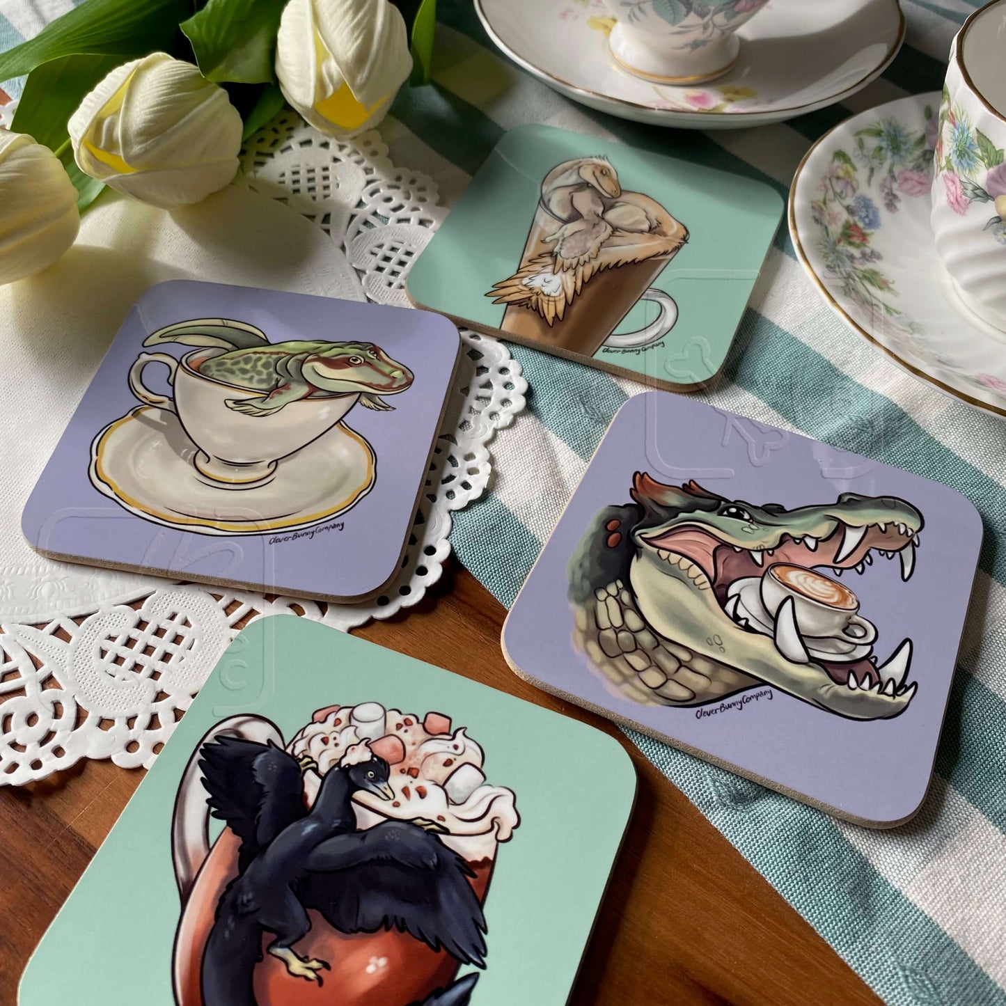 Prehistoric Coasters! (Tiktaalik’s Tearoom)