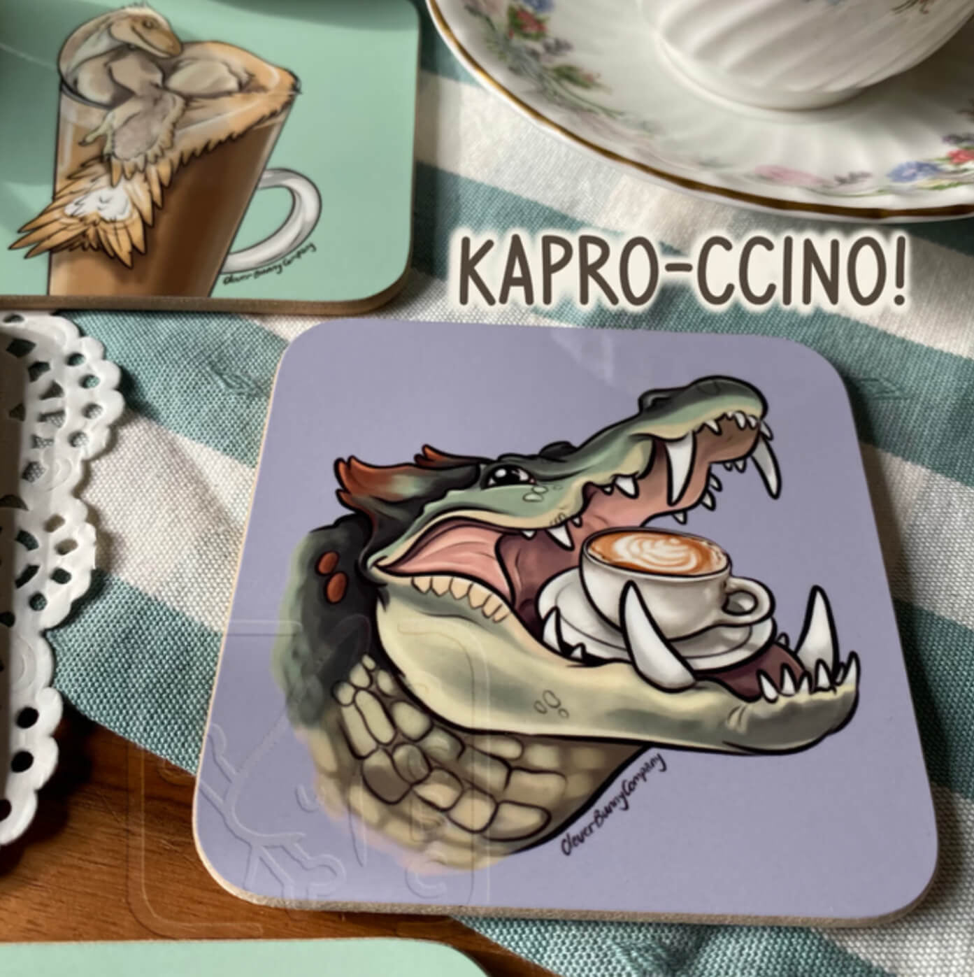 Prehistoric Coasters! (Tiktaalik’s Tearoom)
