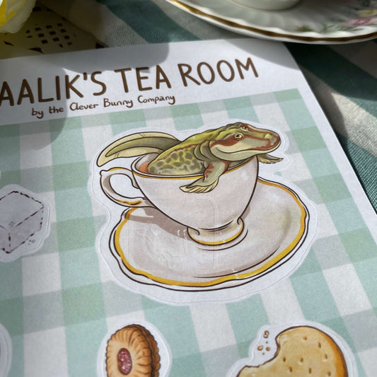 Tiktaalik’s Tea Room Sticker Sheets!