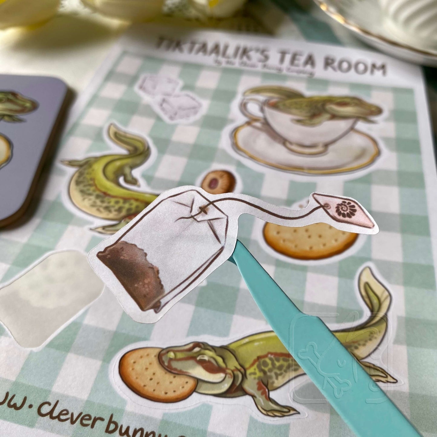 Tiktaalik’s Tea Room Sticker Sheets!