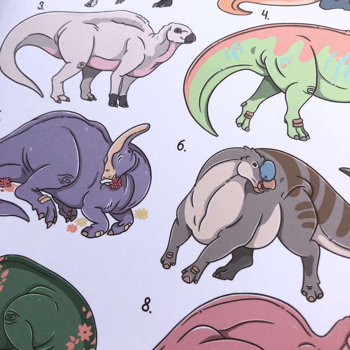 H is for Hadrosaur A4 Art Print – Clever Bunny Company