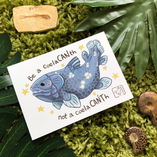 Coelacanth Postcard