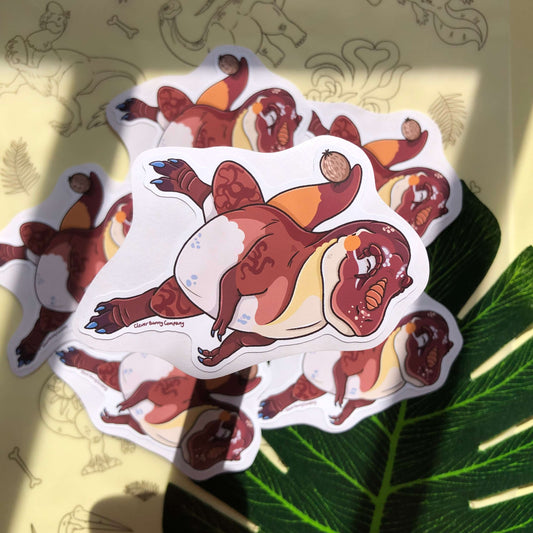 Coconut Octopus Tyrannosaurus Rex Sticker